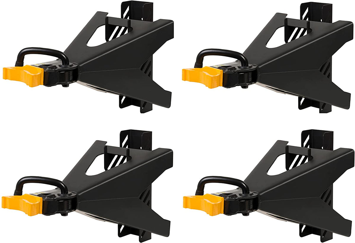 Jack Stand Wall Mount Organizer Brackets Fits 2 & 3 Ton Jack Stands (Pair)