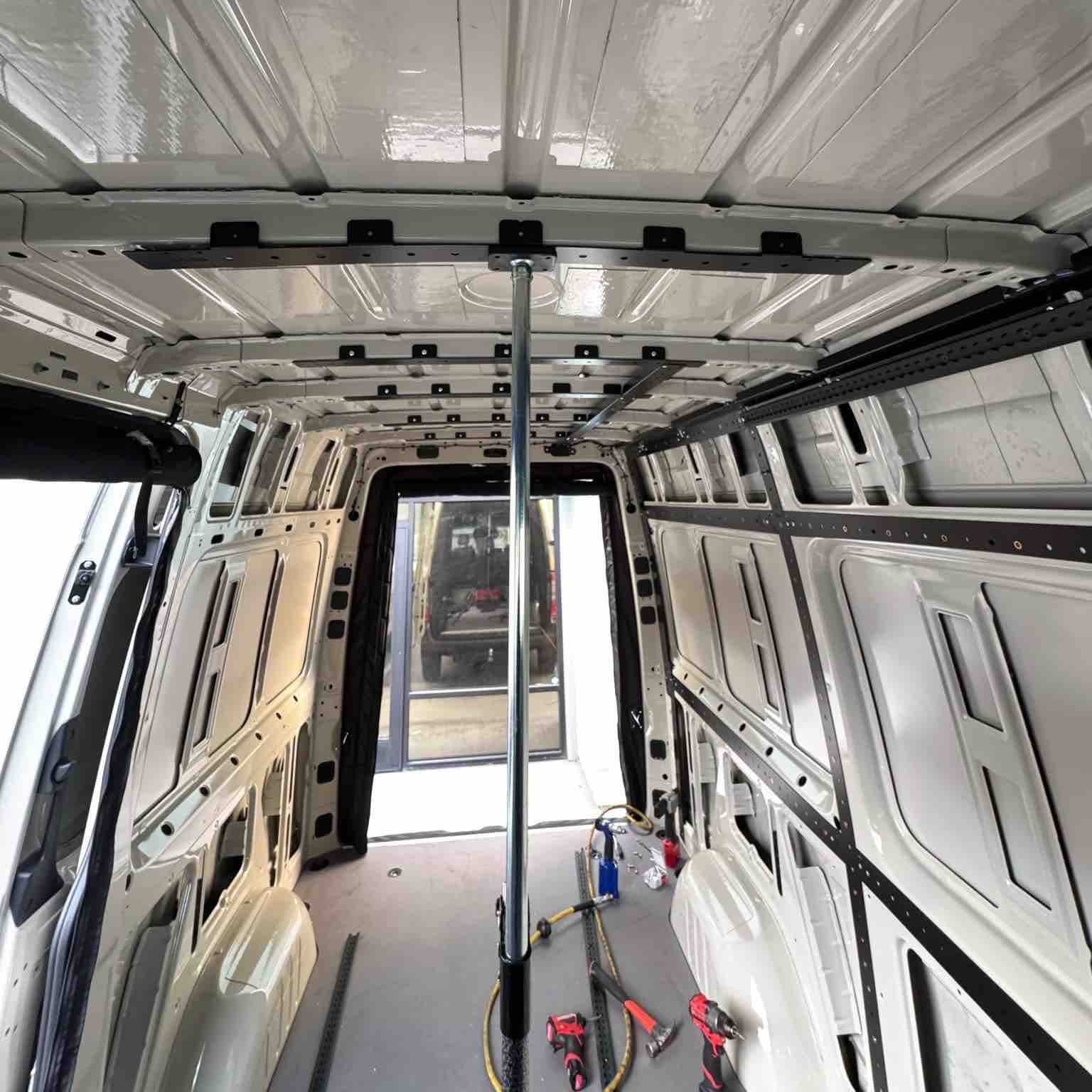 2007–Present Mercedes Sprinter 144 High Roof Wall and Ceiling Brace Ki ...